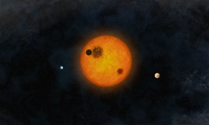 开普勒-30c和三个轨道行星