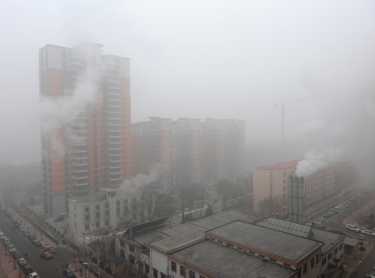 中国空气污染(和人)