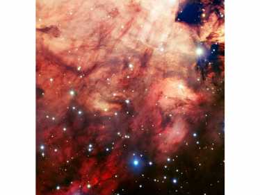欧米茄星云的壮观新图像